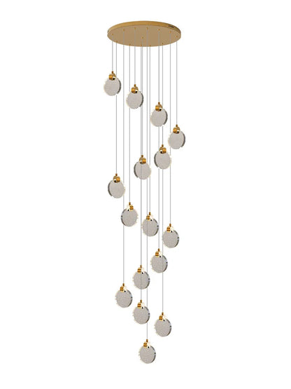 Anastasia Crystal Staircase Pendant Chandelier for Luxury Loft Spaces