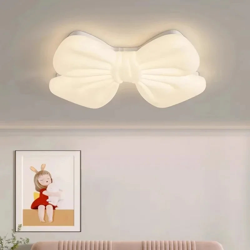 Plafonnier LED Nœud Papillon Sophie Creative Lampe Décorative pour Chambre d'Enfant
