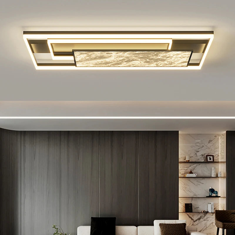 Nordic LED Ceiling Light – Minimalist Dimmable Flush Mount for Living Room & Bedroom