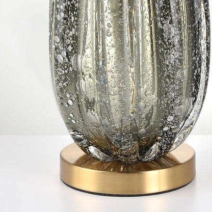 Lampe de table Celeste avec gouttelettes en verre cristal
