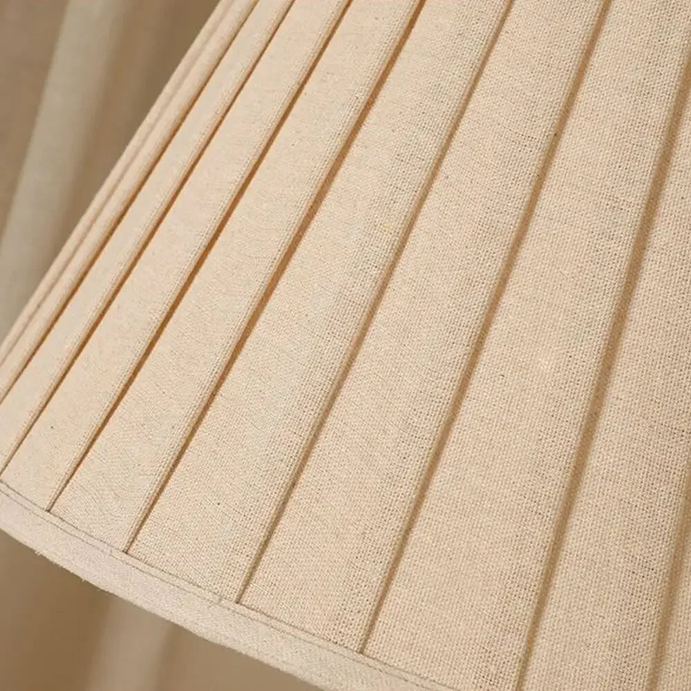 Élise Ceramic Retro LED Floor Lamp Fabric Shade Living Room