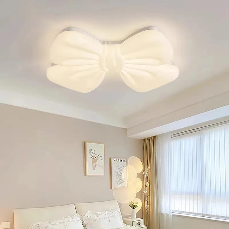 Plafonnier LED Nœud Papillon Sophie Creative Lampe Décorative pour Chambre d'Enfant