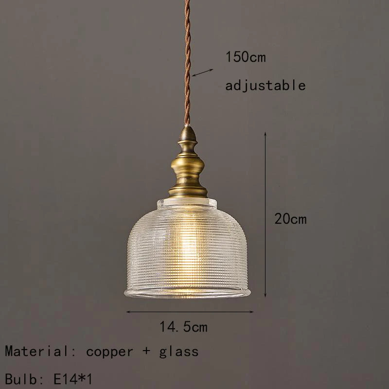 Suspension mini Léon Vintage Laiton