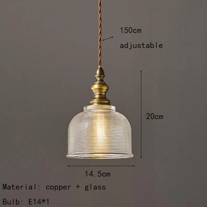 Suspension mini Léon Vintage Laiton