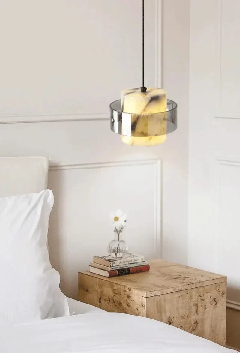 Suspension Selene Marble Halo