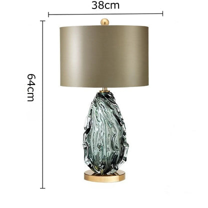 Lampe de table Celeste avec gouttelettes en verre cristal