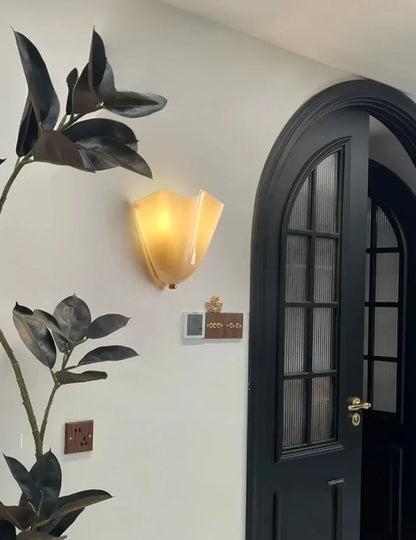 Élodie Petaline Glass LED Wall Sconce