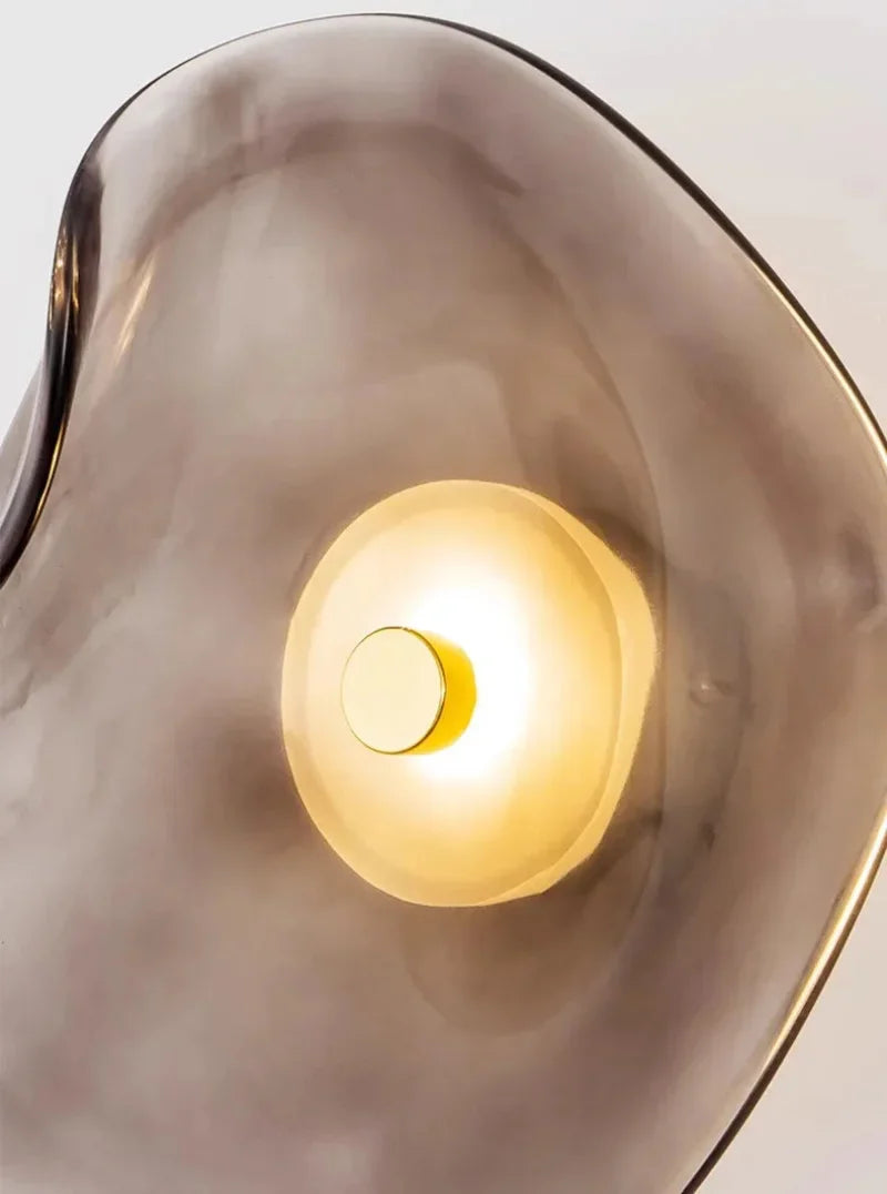 Élise Halo Shade Glass LED Wall Sconce