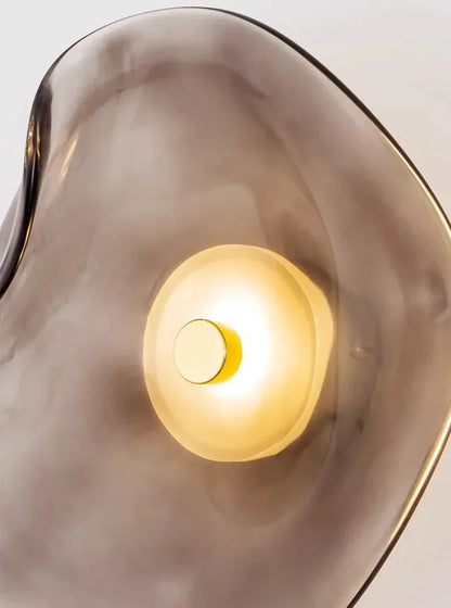 Élise Halo Shade Glass LED Wall Sconce