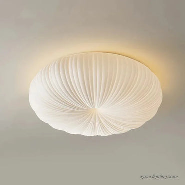 Élodie Nordic Cream Pumpkin Ceiling Light