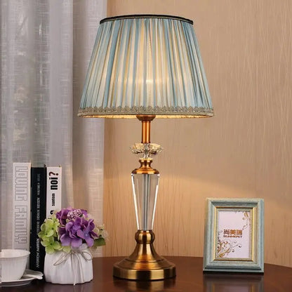 Lampadaire Rétro Européen en Cristal pour Salon et Chambre