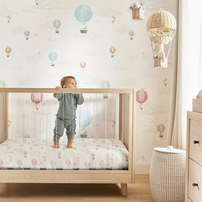 Décoration Suspendue Montgolfière en Rotin ÉLISE pour Enfants