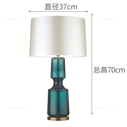 Lampe de table contemporaine en verre Valence Art