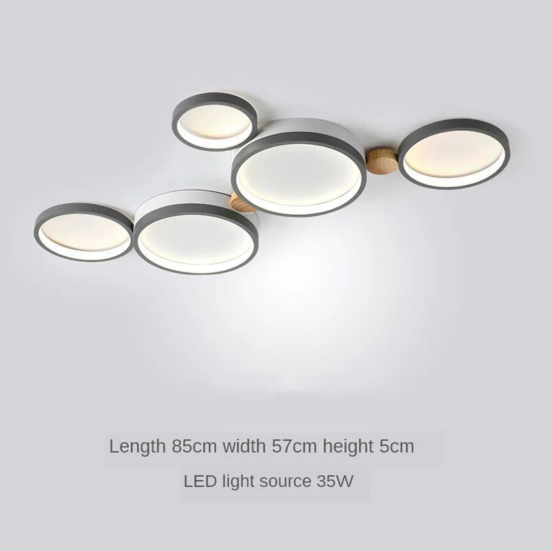 Modern LED Ceiling Light – Minimalist Flush Mount for Living Room, Bedroom & Dining Area