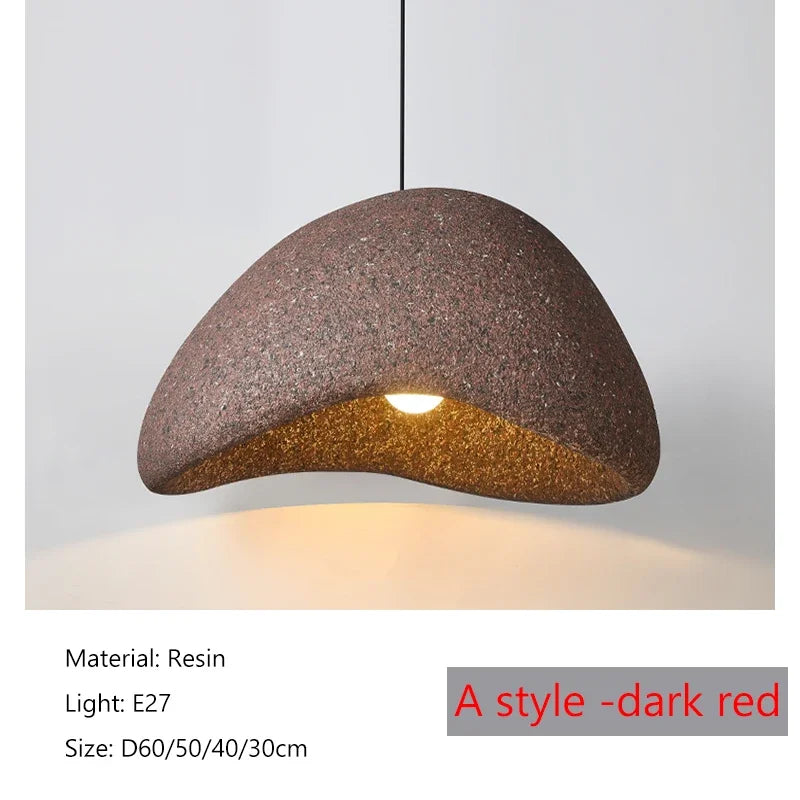 Sophie Wabi Sabi Résine Suspension Plafonnier Minimaliste