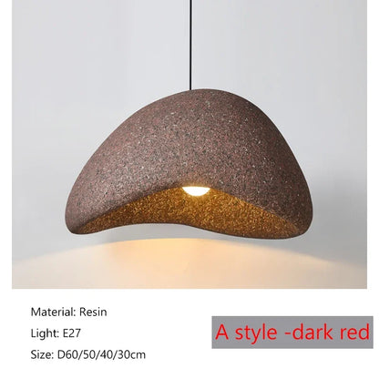 Sophie Wabi Sabi Résine Suspension Plafonnier Minimaliste