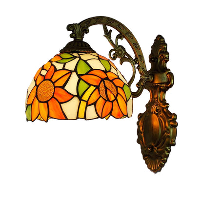 Margaux European Retro Stained Glass Wall Lamp