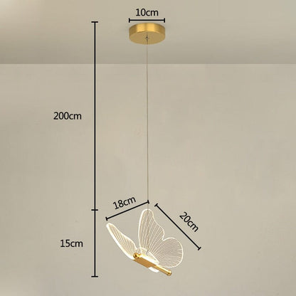 Applique murale LED Anaïs Butterfly au design moderne et décoratif