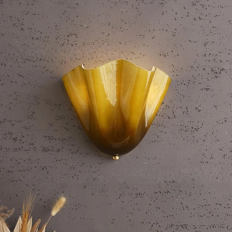 Élodie Petaline Glass LED Wall Sconce