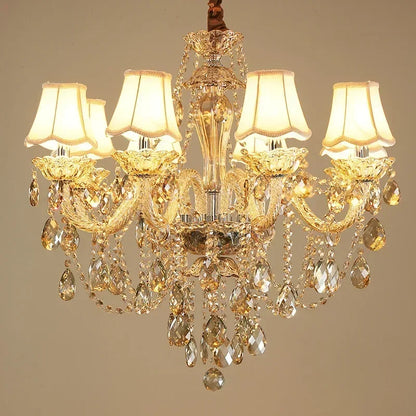 Crystal chandelier minimalist modern bedroom dining room chandelier