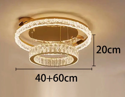 Plafonnier LED moderne – Plafonnier encastré minimaliste en acrylique pour chambre et salon | Options intelligentes de variation d'intensité