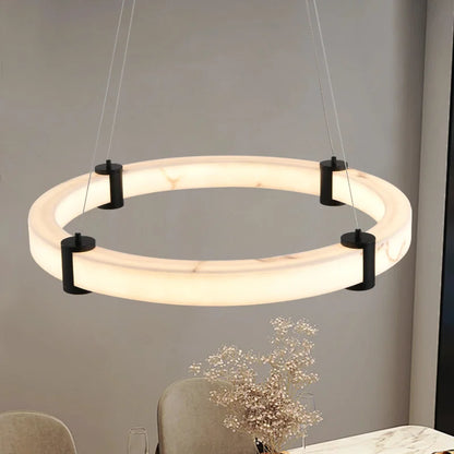 Suspension LED Éliane Aura Marble Ring