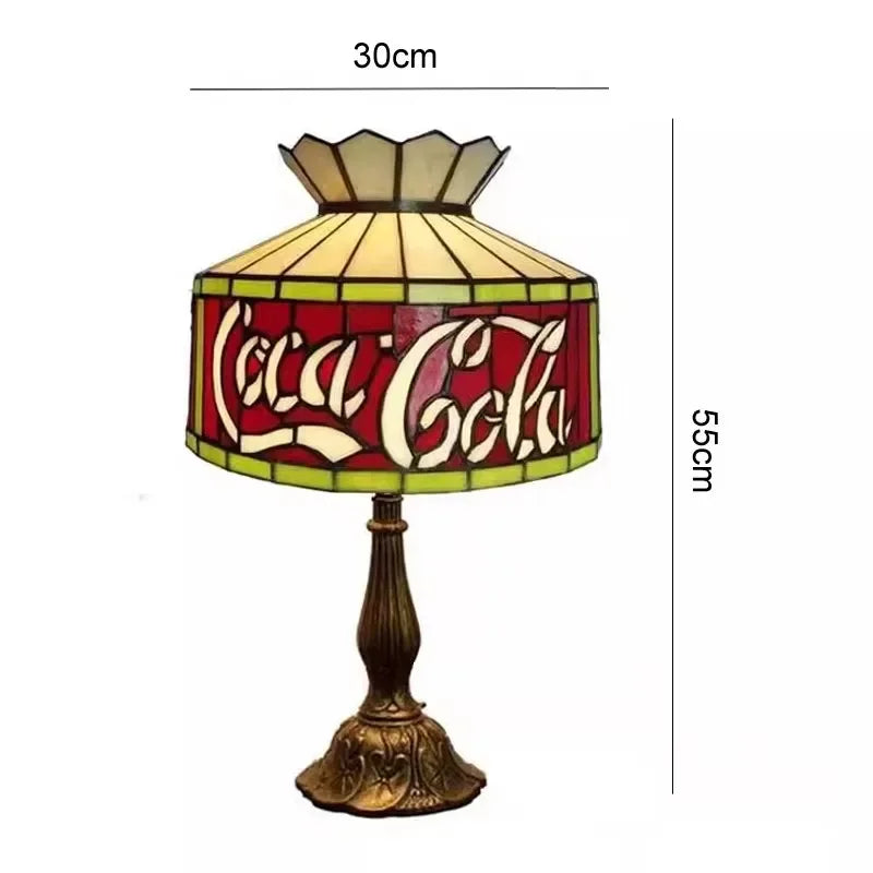 Colette Tiffany Suspension en Verre Coloré Méditerranéen
