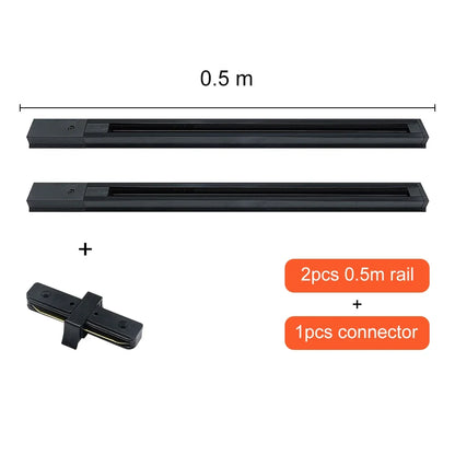 Lucie LED Track Light Adjustable Spotlight Rail Fixture