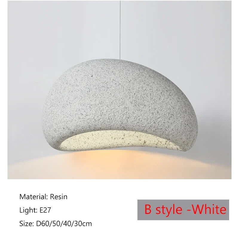 Sophie Wabi Sabi Résine Suspension Plafonnier Minimaliste