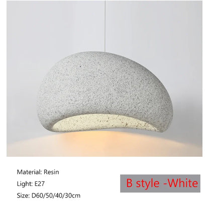 Sophie Wabi Sabi Résine Suspension Plafonnier Minimaliste