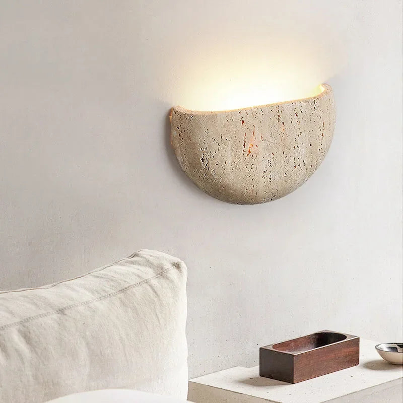 Amélie Brutalist Basin LED Wall Lamp