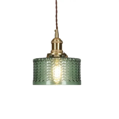 Suspension Camille Luxe Verre Noir et Or