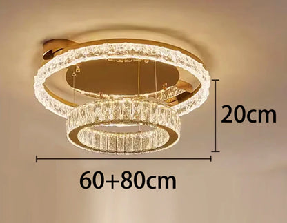 Plafonnier LED moderne – Plafonnier encastré minimaliste en acrylique pour chambre et salon | Options intelligentes de variation d'intensité