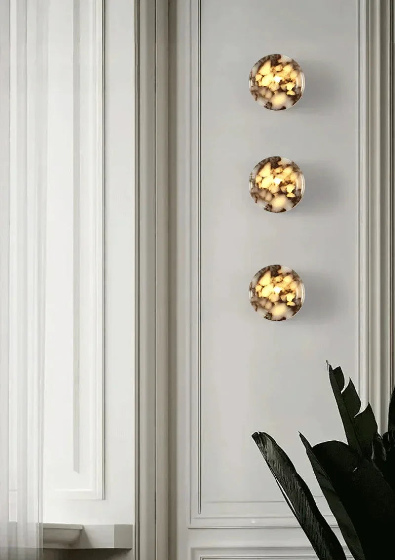 Amélie Lustra Marble LED Wall Sconce