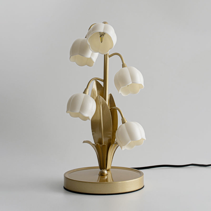 Élodie Orchid Blossom Table Lamp with Artistic Floral Design