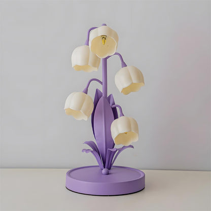 Élodie Orchid Blossom Table Lamp with Artistic Floral Design