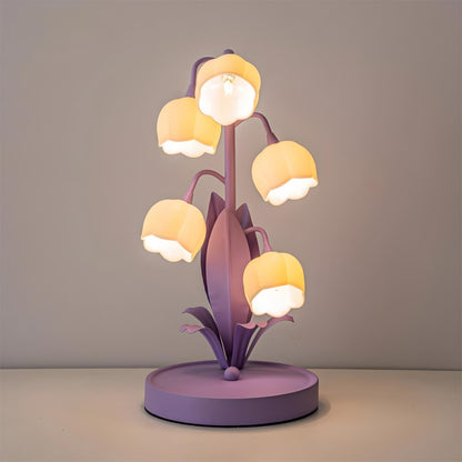 Élodie Orchid Blossom Table Lamp with Artistic Floral Design