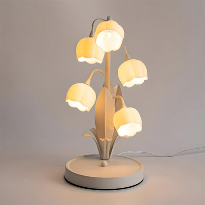Élodie Orchid Blossom Table Lamp with Artistic Floral Design