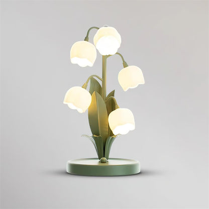 Élodie Orchid Blossom Table Lamp with Artistic Floral Design