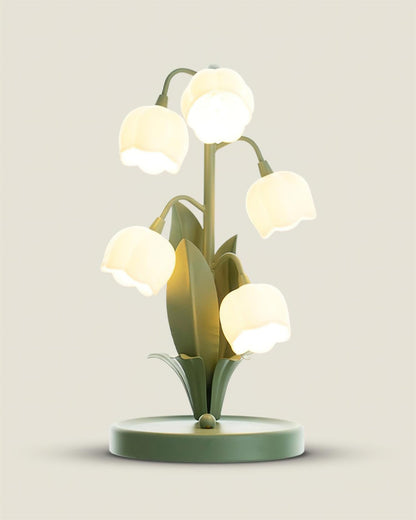 Élodie Orchid Blossom Table Lamp with Artistic Floral Design