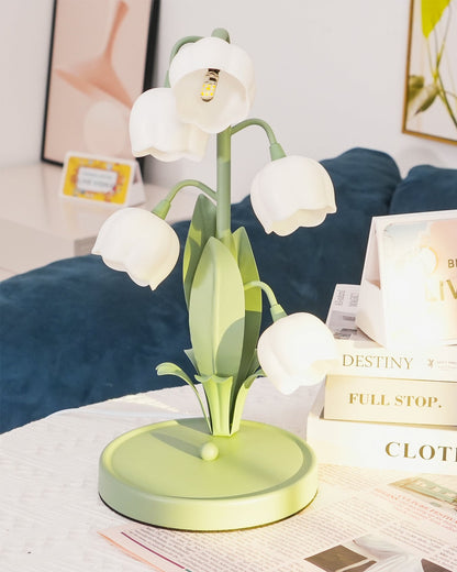Élodie Orchid Blossom Table Lamp with Artistic Floral Design