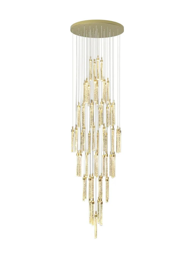 Lustre Pendentif Élodie Escalier de Cristal