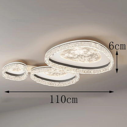 Plafonnier LED Nordique – Fixation encastrée moderne et minimaliste pour Salon et Chambre