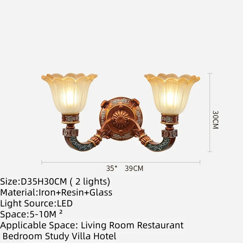 Lustre de salon de luxe européen, restaurant rétro américain, villa, hôtel, restaurant occidental, café, lampe suspendue