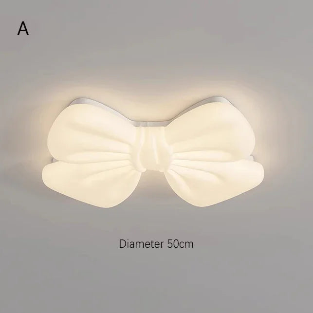 Plafonnier LED Nœud Papillon Sophie Creative Lampe Décorative pour Chambre d'Enfant