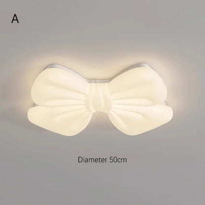 Plafonnier LED Nœud Papillon Sophie Creative Lampe Décorative pour Chambre d'Enfant