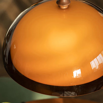 Camille Brown Acrylic Wood Pendant Light