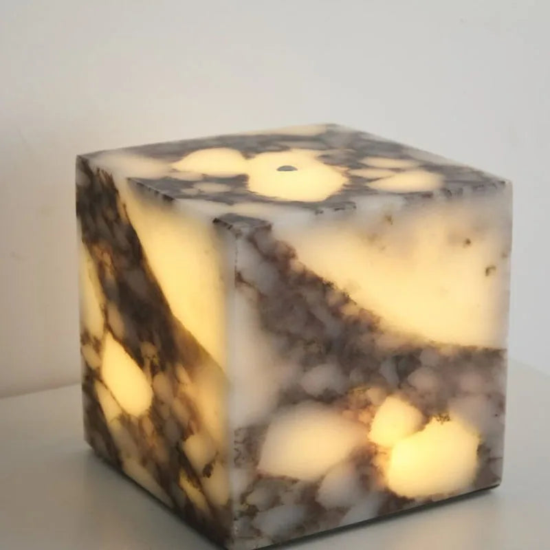 Sophie Luma Marble LED Glow Cube Lamp