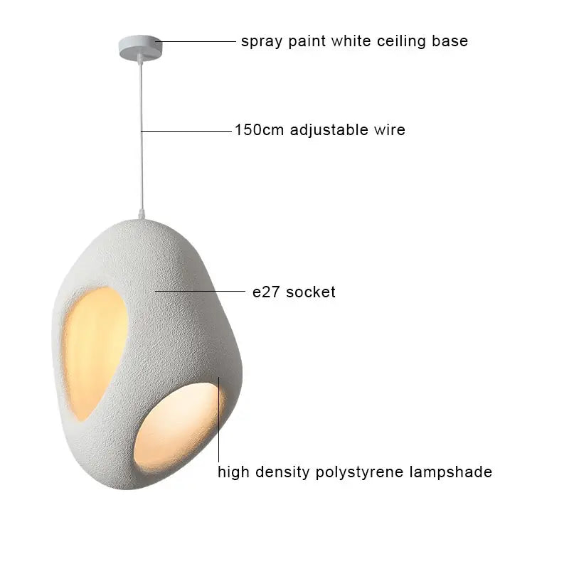 Suspension LED Amélie au design nordique minimaliste