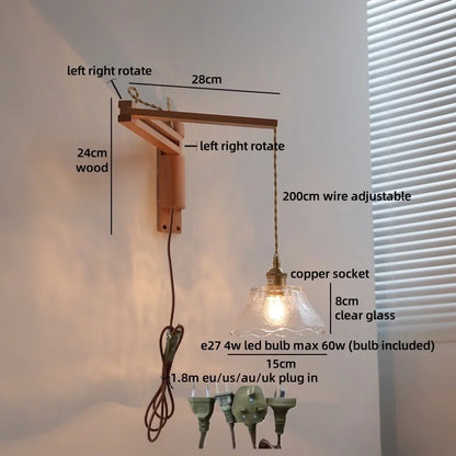 Applique Murale Fleur Élise avec Bras Flexible Nordique